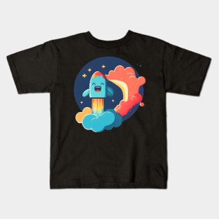 cute rocket Kids T-Shirt